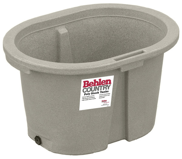 Behlen Country 52112037GT Farm Stock Tank, Round, 65 gal Capacity, Polyurethane, Granite Tan [SKU: ORG5065891]