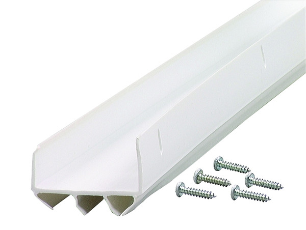 M-D 06528 Door Bottom, 36 in L, 1-3/4 in W, 1-1/2 in H, Vinyl [SKU: ORG3911948]