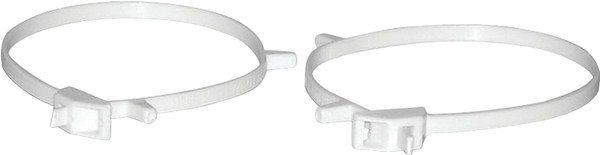 DUNDAS JAFINE 2C234ZW Adjustable Clamp, Clamping Range: 3 to 4 in, Plastic [SKU: ORG0197764]