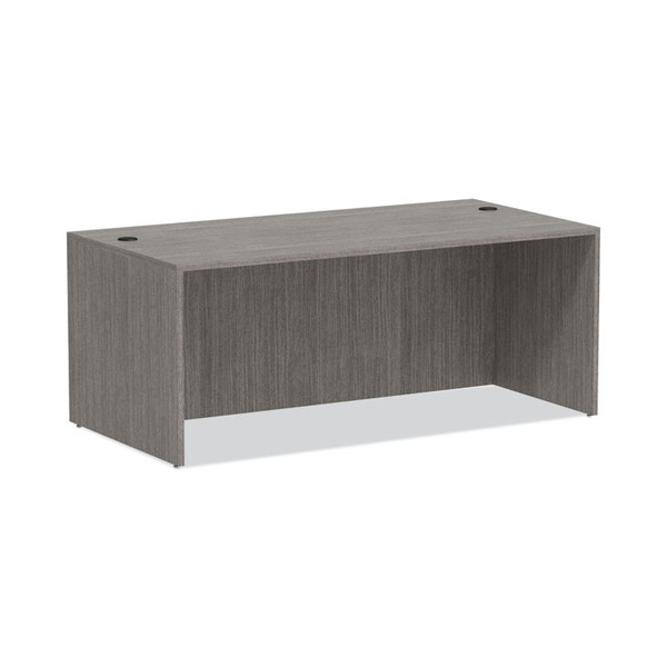 Alera Valencia Series Straight Front Desk Shell, 71" x 35.5" x 29.63", Gray [SKU: ALEVA217236GY]