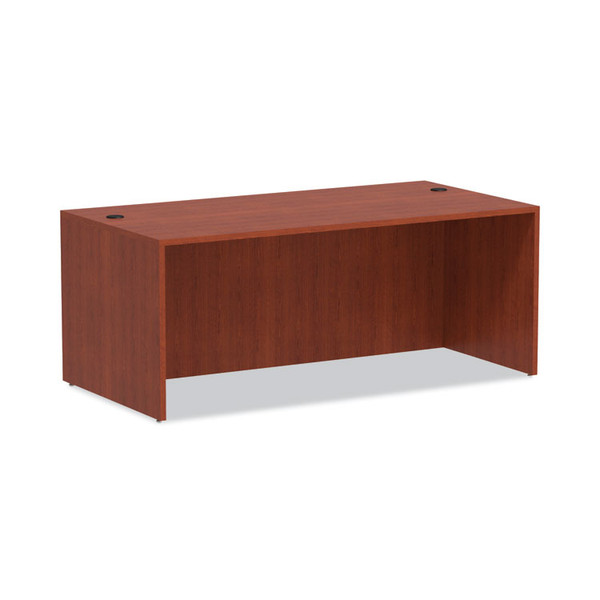 Alera Valencia Series Straight Front Desk Shell, 71" x 35.5" x 29.63", Medium Cherry [SKU: ALEVA217236MC]