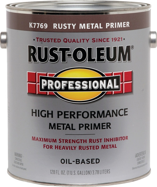 RUST-OLEUM K7769402 Rusty Metal Primer, Flat, Red Primer, 1 gal [SKU: ORG3728110]
