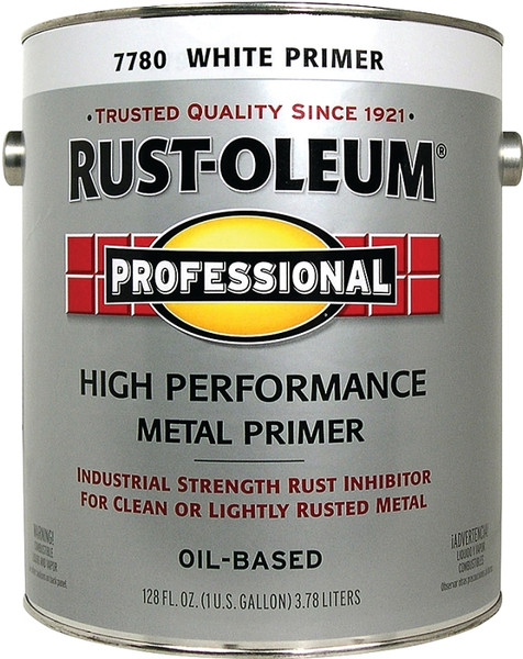 RUST-OLEUM 215969 Rusty Metal Primer, Flat, White, 1 gal [SKU: ORG4769816]