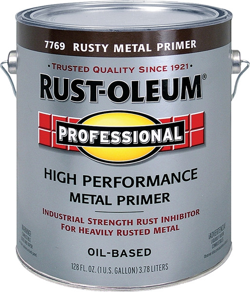 RUST-OLEUM PROFESSIONAL 7769402 Rusty Metal Primer, Flat, Flat Rusty Metal Primer, 1 gal [SKU: ORG8567562]