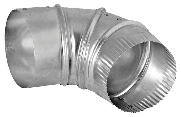 DUNDAS JAFINE E3E24ZW Vent Elbow, 3 in Connection, Aluminum [SKU: ORG0198283]