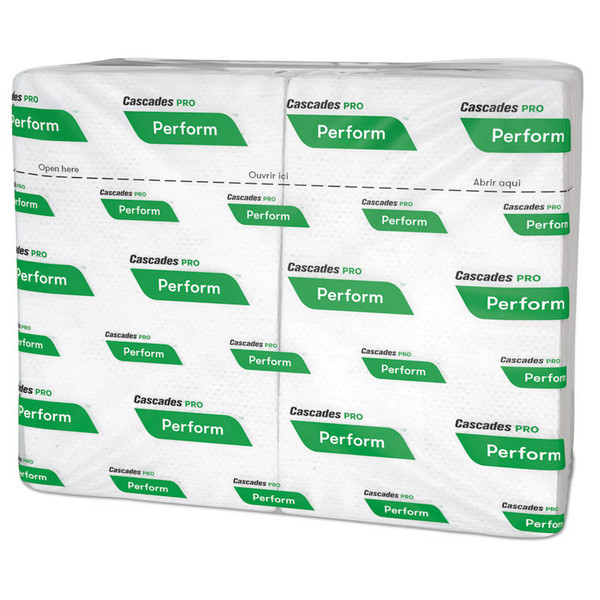 Perform Interfold Napkins, 1-Ply, 6.5 x 4.25, White, 376/Pack, 16 Packs/Carton [SKU: CSDT410]