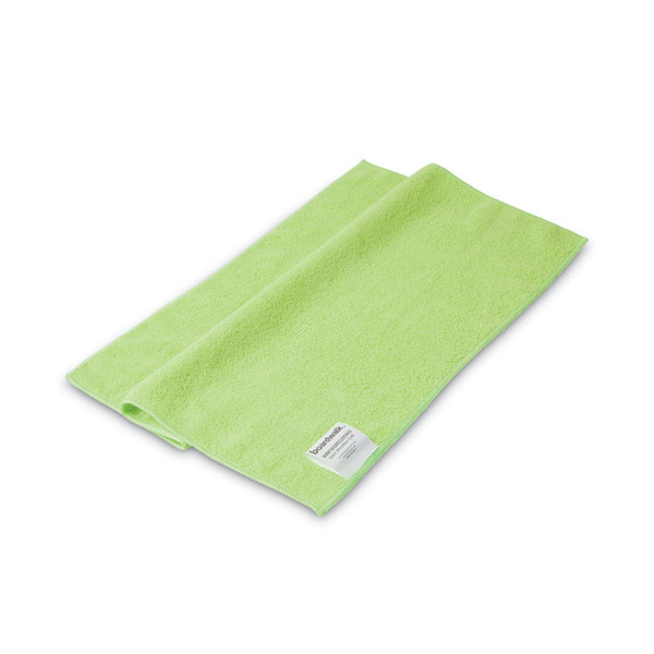 Microfiber Cleaning Cloths, 16 x 16, Green, 24/Pack [SKU: BWK16GRECLOTHV2]