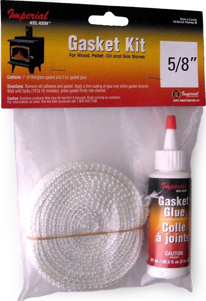 Imperial GA0011 Gasket Tape Kit, 7 ft L, 3/4 in W, Fiberglass Pack [SKU: ORG7993439]