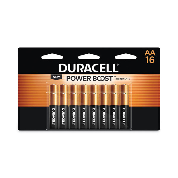 Power Boost CopperTop Alkaline AA Batteries, 16/Pack [SKU: DURMN1500B16Z]