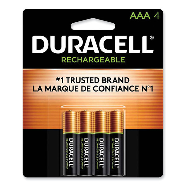 Rechargeable StayCharged NiMH Batteries, AAA, 4/Pack [SKU: DURNLAAA4BCD]