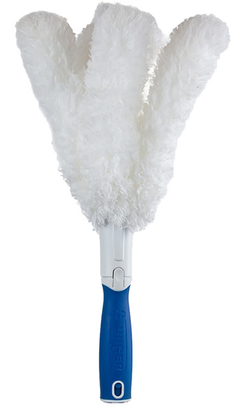 Unger 989400 Feather Duster, 2 in Head, Microfiber Head, 6 in L Handle, White [SKU: ORG5621651]