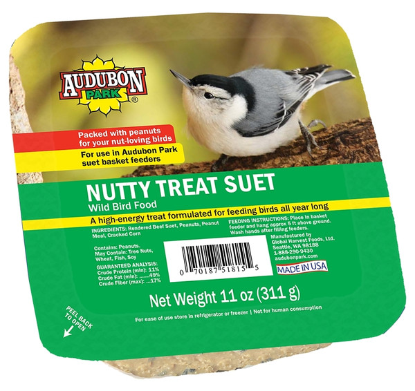 Audubon Park 1846 Wild Bird Food, Nutty Treat Flavor, 0.734 lb [SKU: ORG4273397]