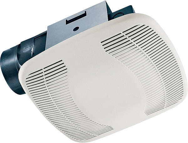 Air King BFQ50 Exhaust Fan, 8-11/16 in L, 9-1/8 in W, 0.3 A, 120 V, 1-Speed, 50 cfm Air, ABS, White [SKU: ORG6895403]
