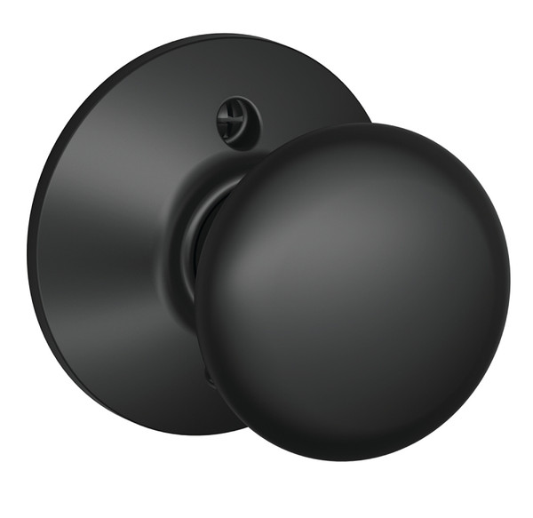 Schlage Plymouth Series F170 PLY 622 Dummy Door Knob with Camelot Trim, Zinc, Matte [SKU: ORG6975148]
