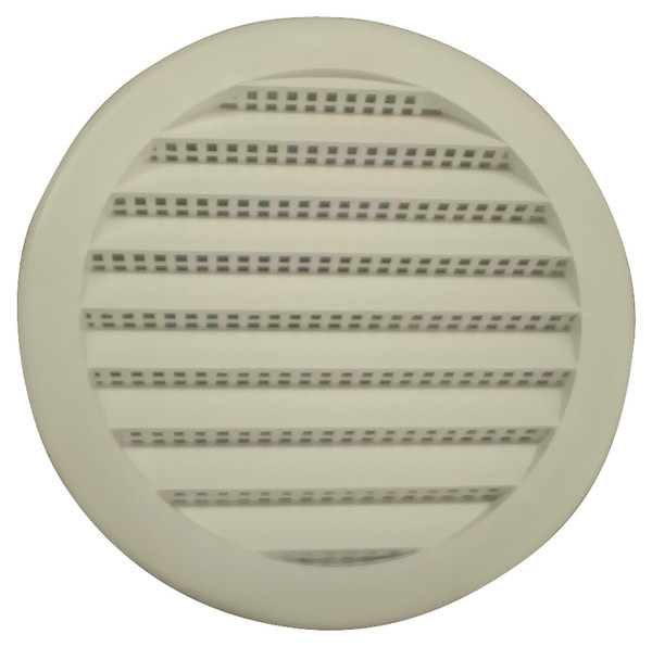 Maurice Franklin PLW-100 Series PLW100 4 Screen Louver, 4.813 in W, Polypropylene, White [SKU: ORG6246771]