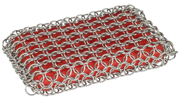 Lodge ACM10R41 Chainmail Scrubbing Pad, 13.23 in OAL [SKU: ORG3863636]