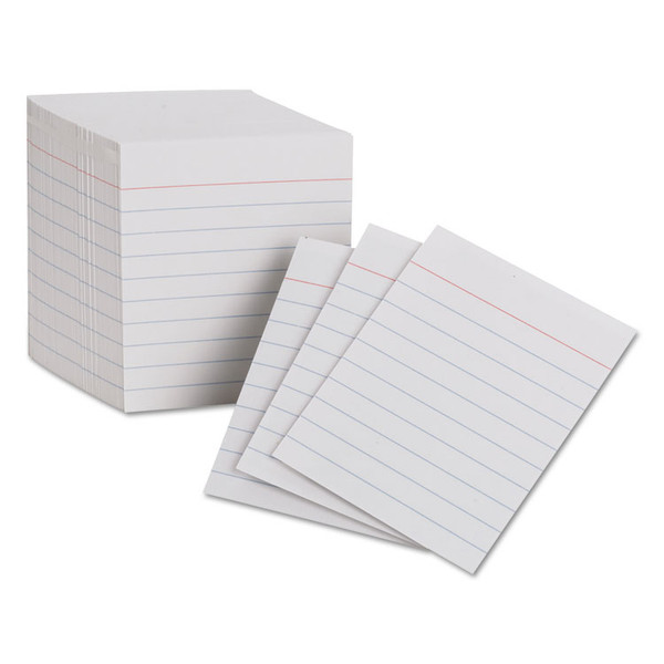 Ruled Mini Index Cards, 3 x 2.5, White, 200/Pack [SKU: PFX10009]