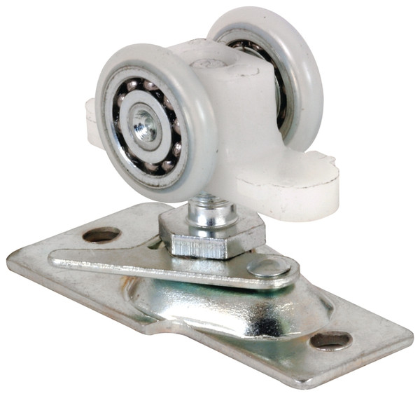 Prime-Line N 7065 Roller Assembly, 13/16 in Dia Roller, Steel, 2-Roller, 100 lb, Top Mounting [SKU: ORG2810687]