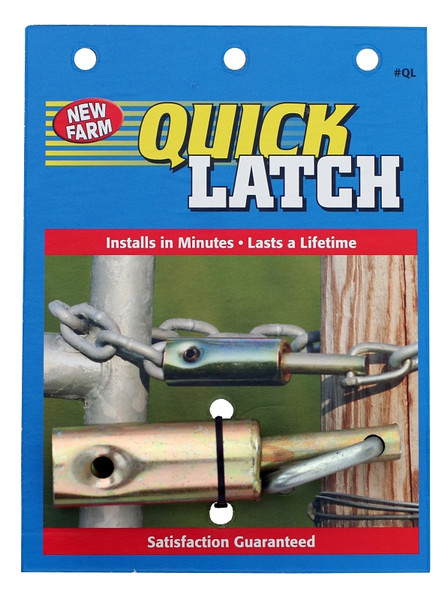 NEW FARM Quick Latch WA Gate Latch, Stainless Steel, For: 1/4 in Proof Chain [SKU: ORG6636427]