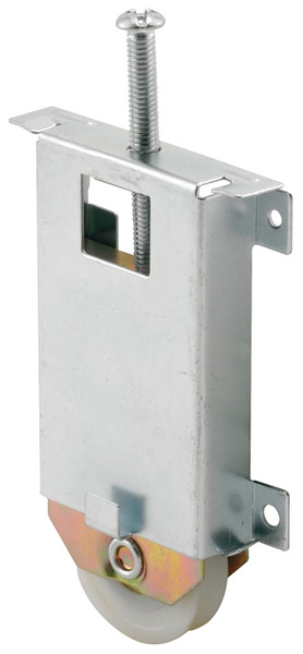 Prime-Line N 6630 Door Roller, 1-1/2 in Dia Roller, Steel, 1-Roller, Bottom Mounting [SKU: ORG8928830]