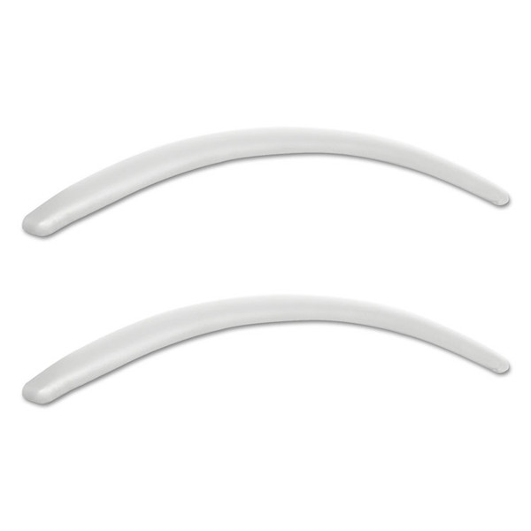 Neratoli Series Replacement Arm Pads for Alera Neratoli Series Chairs, Faux Leather, 1.77 x 15.15 x 0.59, White, 2/Set [SKU: ALENRAP06]
