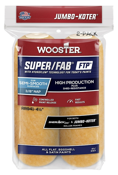 COVER PNT RLR 4-1/2X3/8IN 2PK [SKU: ORG7614290]