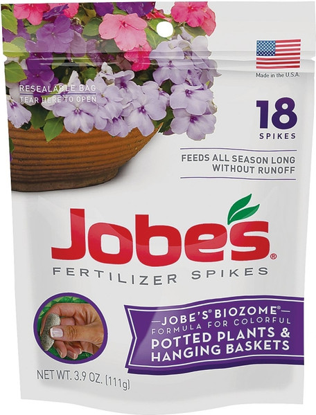 Jobes 06105 Fertilizer Spike Pouch, Spike, Brown, Slight Ammonia Pouch [SKU: ORG0971531]