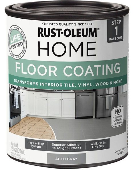 RUST-OLEUM Home 365929 Premix Base Coating, Aged Gray, 1 qt [SKU: ORG7447592]