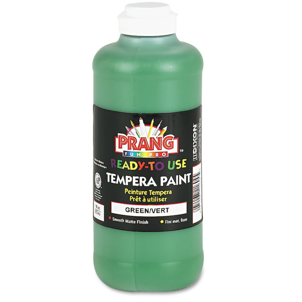 Ready-to-Use Tempera Paint, Green, 16 oz Dispenser-Cap Bottle [SKU: DIX21604]