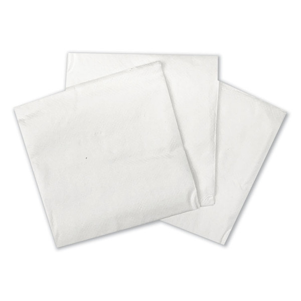 Cocktail Napkins, 1-Ply, 9w x 9d, White, 500/Pack, 8 Packs/Carton [SKU: GENCOCKTAILNAPW]