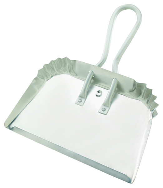 Quickie 428 Dustpan, 17 in L, 18 in W, Aluminum, Silver [SKU: ORG4217022]