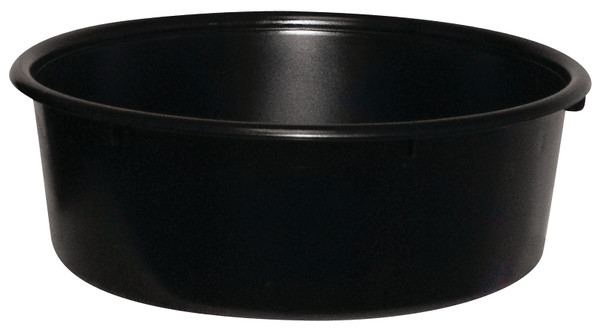 FORTEX-FORTIFLEX MP5BX Feed Pan, 5 qt Volume, Fortalloy Rubber/HDPE, Black [SKU: ORG6330138]