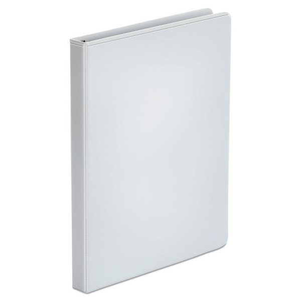 Economy Round Ring View Binder, 3 Rings, 0.5" Capacity, 11 x 8.5, White [SKU: UNV20952]