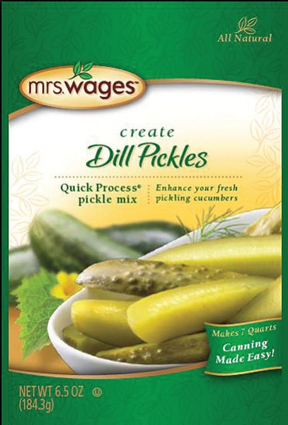 Mrs. Wages W621-J7425 Dill Pickle Mix, 6.5 oz Pouch [SKU: ORG9759119]
