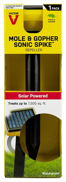 Victor M9014 Sonic Spike, 2.6 in L, Repels: Gophers, Moles [SKU: ORG5314836]