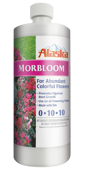 Alaska 100099251 Morbloom Fertilizer, 32 oz Bottle, Liquid, 0-10-10 N-P-K Ratio [SKU: ORG7715014]