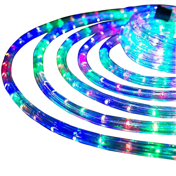Hometown Holidays 1380 Rope Light, 18 ft L, 120 V, 144-Lamp, Multi-Color Light, LED Lamp [SKU: ORG2086502]