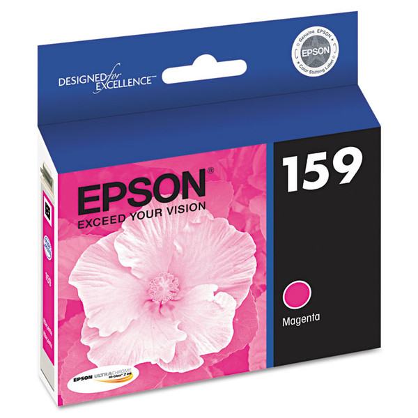 T159320 (159) UltraChrome Hi-Gloss 2 Ink, Magenta [SKU: EPST159320]