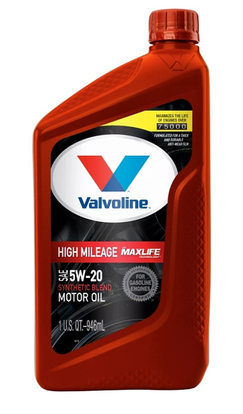 VALVOLINE 609506 Synthetic Blend Motor Oil, 5W-20, 1 qt Bottle [SKU: ORG4001277]