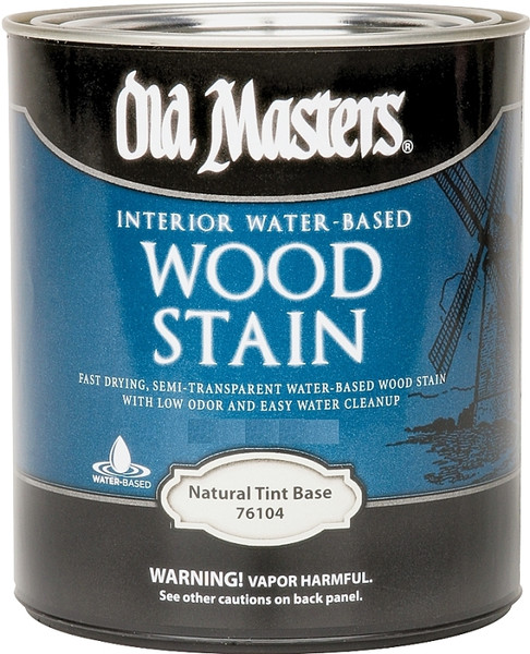 Old Masters 76104 Wood Stain, Clear, Natural, Liquid, 1 qt, Can [SKU: ORG4609616]