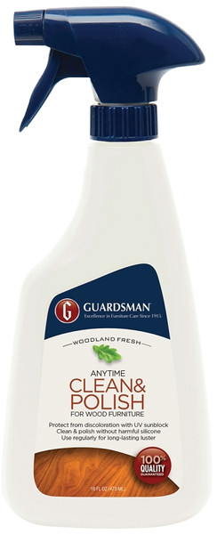GUARDSMAN 461100 Furniture Polish, 16 oz, Light Yellow, Liquid, Slight [SKU: ORG6821458]
