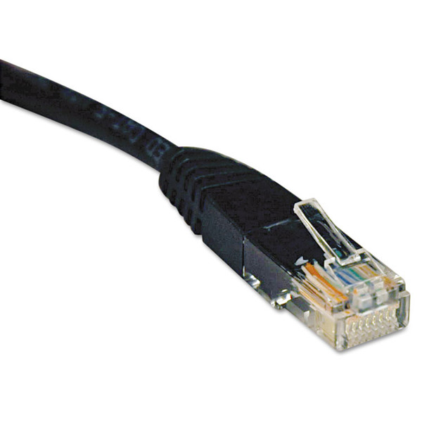 CAT5e 350 MHz Molded Patch Cable, 25 ft, Black [SKU: TRPN002025BK]