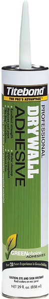 Titebond GREENchoice 7272 Drywall Adhesive, Beige, 28 oz Cartridge [SKU: ORG6445571]