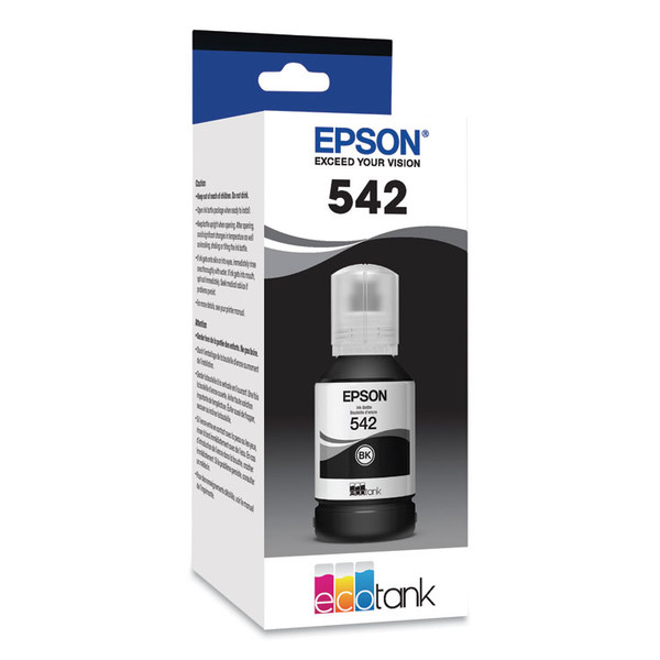T542120-S (T542) DURABrite EcoFit Ultra High-Capacity Ink, 7,500 Page-Yield, Black [SKU: EPST542120S]