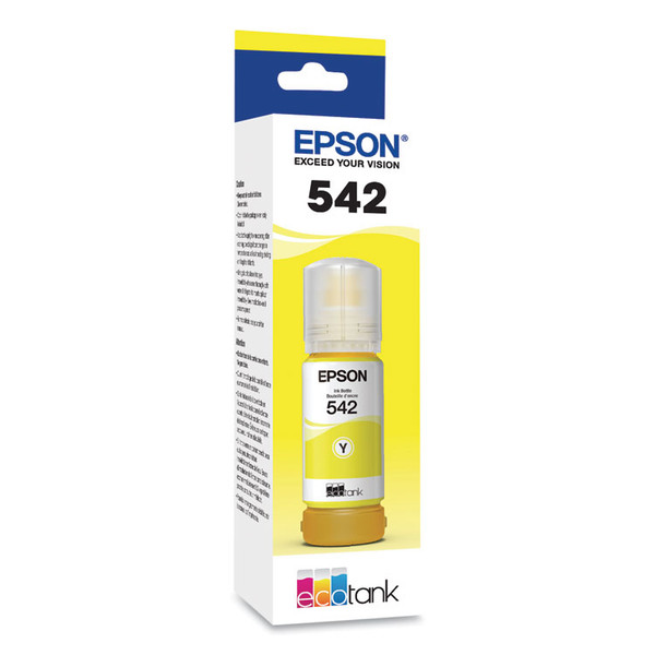 T542420-S (T542) DURABrite EcoFit Ultra High-Capacity Ink, 6,000 Page-Yield, Yellow [SKU: EPST542420S]