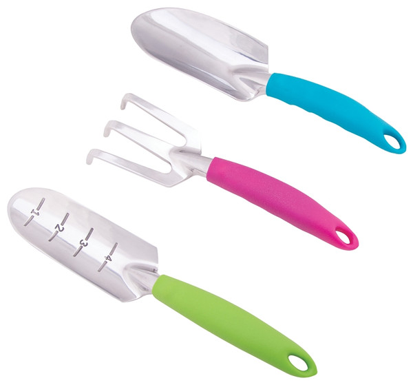 Landscapers Select GT926ABC Hand Trowel Set, Aluminum, 3-Piece [SKU: ORG4699005]