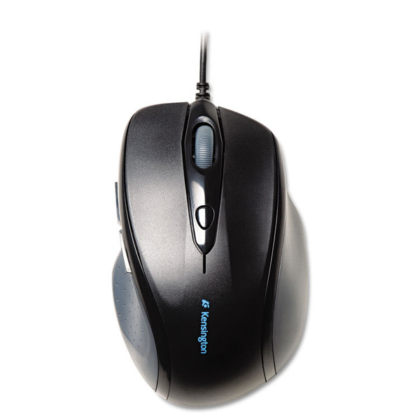 Pro Fit Wired Full-Size Mouse, USB 2.0, Right Hand Use, Black [SKU: KMW72369]