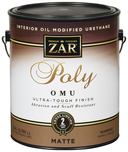 ZAR 36413 Polyurethane, Liquid, Antique Flat, 1 gal, Can [SKU: ORG0630939]