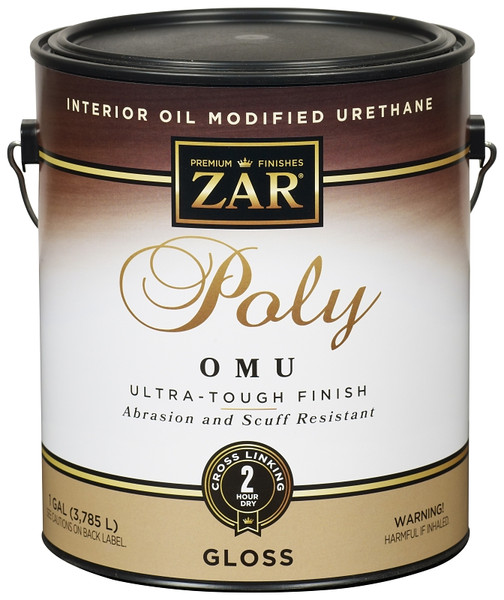 ZAR 36013 Polyurethane, Gloss, Liquid, Milky Clear, 1 gal, Can [SKU: ORG2593663]