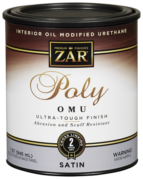 ZAR 36212 Polyurethane, Liquid, Milky Clear, 1 qt, Can [SKU: ORG3304029]